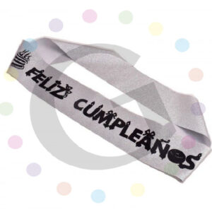 Banda Cumpleaños Diamantada