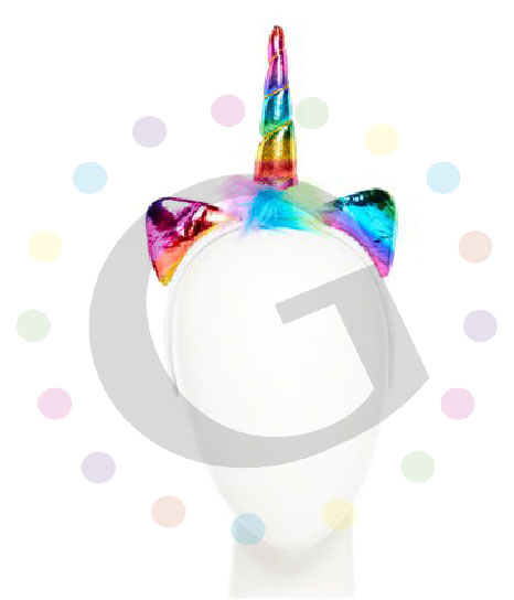 Diadema Unicornio Multicolor