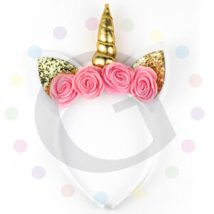 Diadema Unicornio  Flores