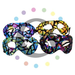 Antifaz Lentejuela Neón