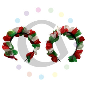 Diadema Flores Tricolor