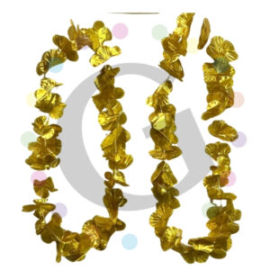 Collar de Flores Dorado