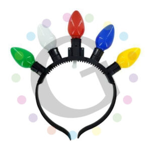Diadema Focos Navideños con Luz