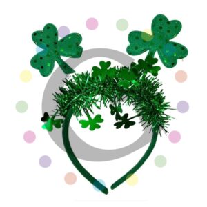 Diadema Tréboles con Escarcha