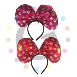 Moño Grande de Tela con Luz