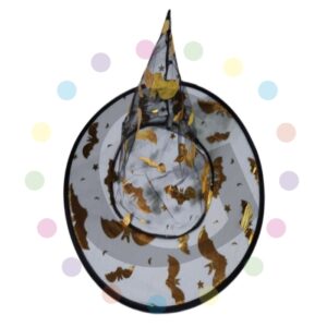 Sombrero Bruja Transparente