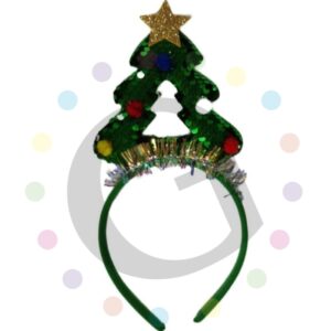 Diadema Árbolito Lentejuela