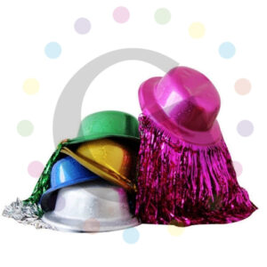 Bombin con Peluca Metálica