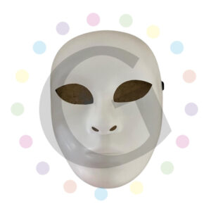 Máscara Blanca Sin Expresión