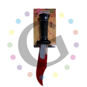 Cuchillo chico de Juguete con Sangre